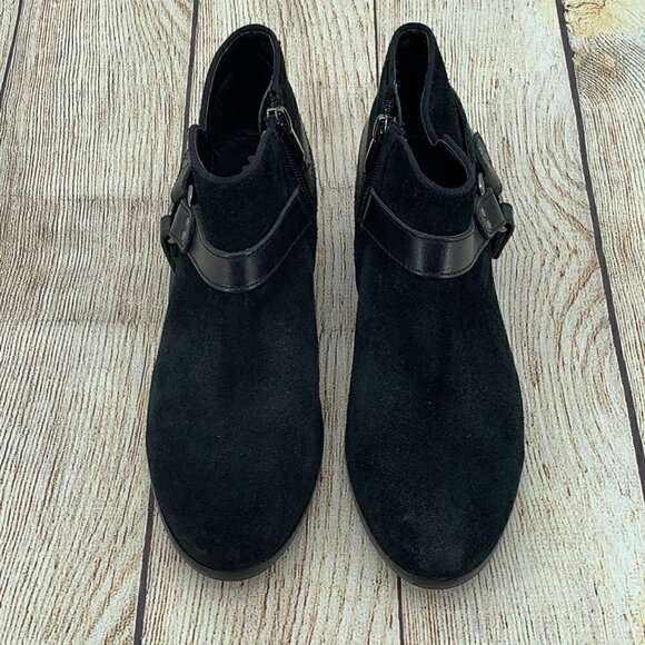 Sam Edelman Black Ankle Boots w/ Inside Zipper - Picture 5 of 11